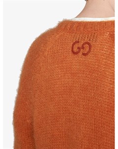 Кардиган фактурной вязки с логотипом GG Gucci