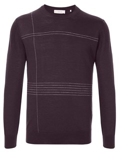Полосатый пуловер с круглым вырезом Cerruti 1881
