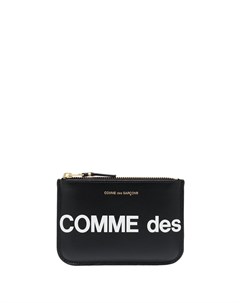 Клатч на молнии с логотипом Comme des garçons wallet