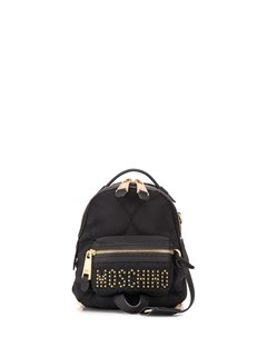 Рюкзак с заклепками и логотипом Moschino