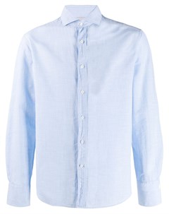 Рубашка из ткани шамбре Brunello cucinelli