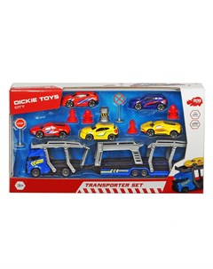 Игровой набор Транспортер 26 см синий Dickie toys