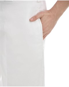 Белые брюки с отворотами No21