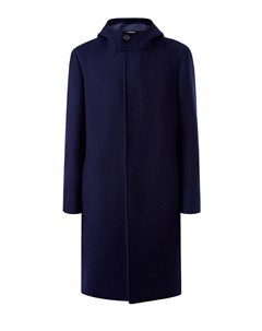 Минималистичное пальто из двухслойной шерстяной ткани Canali