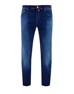 Однотонные джинсы из эластичного денима с ароматической пропиткой Jacob cohen