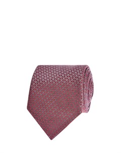 Шелковый галстук с жаккардовым принтом с 3D эффектом Canali