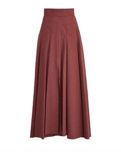 Эффектная юбка с высокой линией талии и заложенными складками Brunello cucinelli