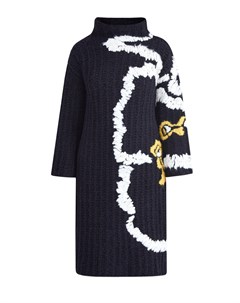 Длинный свитер из шерсти альпаки с вышивкой ручной работы Valentino