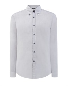 Рубашка из дышащего хлопка с отложным воротником button down Brunello cucinelli