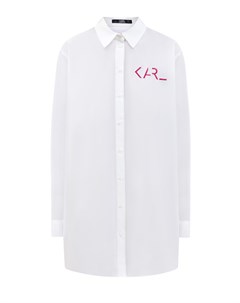 Удлиненная рубашка с логотипом и принтом Karl Legend Karl lagerfeld