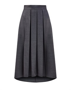 Шерстяная юбка миди асимметричного кроя Brunello cucinelli