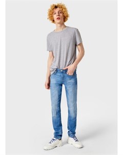 Летние джинсы с добавлением льна Ostin
