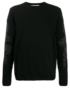 Трикотажный свитер с контрастными вставками Comme des garçons shirt