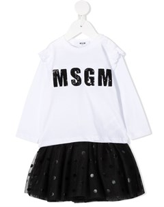 Спортивный костюм с логотипом Msgm kids