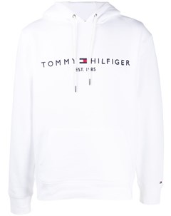 Худи с кулиской и вышитым логотипом Tommy hilfiger