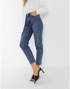 Узкие джинсы в винтажном стиле Stradivarius