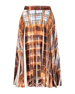 Плиссированная юбка с фотопринтом Msgm