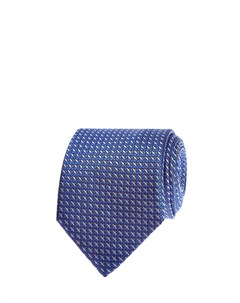 Шелковый галстук с жаккардовым вышитым принтом Canali