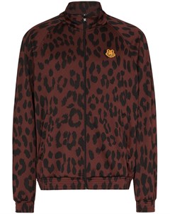 Спортивная куртка с леопардовым принтом Kenzo
