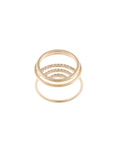 Кольцо Clay из желтого золота с бриллиантами Natalie marie
