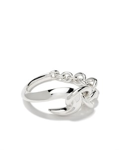 Серебряное цепочное кольцо Hook Shaun leane