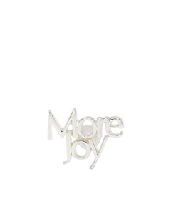 Серьги с логотипом More joy