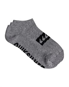 Носки мужские упаковка из 3 пар QUIKSILVER 3Ankle Pack M Light Grey Heather Quiksilver