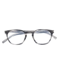 Очки в квадратной оправе с прозрачными линзами Saint laurent eyewear