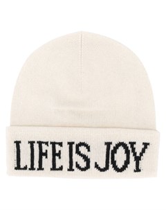 Трикотажная шапка бини Life Is Joy Alberta ferretti