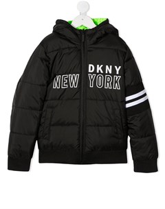 Пуховик с логотипом Dkny kids