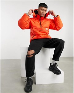 Дутая куртка оранжевого цвета Carhartt wip
