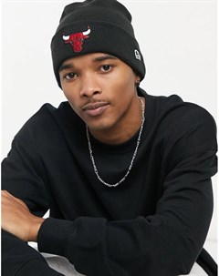Черная шапка бини Chicago Bulls New era