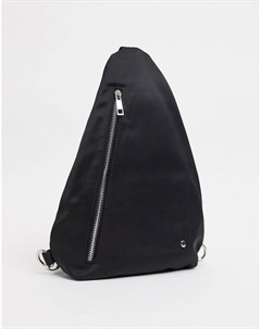 Черная сумка через плечо Nunoo