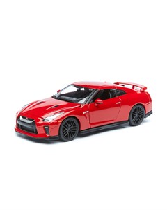 Машинка металлическая 2017 Nissan GT R 1 24 красный Bburago