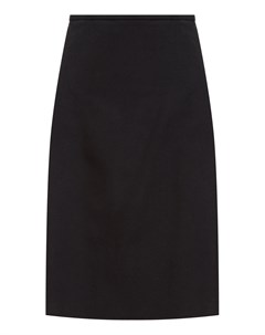 Черная шерстяная юбка Balenciaga
