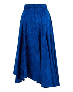 Асимметричная юбка из атласного жаккарда Balenciaga