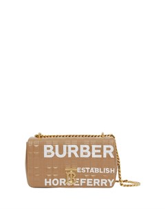Компактная стеганая сумка Lola с принтом Horseferry Burberry
