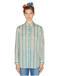Рубашка из муслина с принтом United colors of benetton