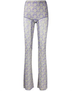 Расклешенные брюки с цветочным принтом Charlotte knowles