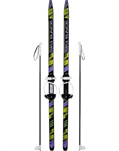 Лыжи подростковые Ski Race 332508 00 с палками 150 110см Олимпик