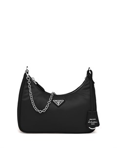 Черная сумка со съемным футляром Re Edition 2005 Prada