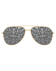 Солнцезащитные очки с леопардовым узором Dolce & gabbana eyewear