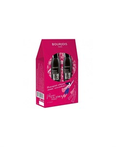 Набор подарочный тушь объемная ультрачерная для ресниц Volume Glamour Ultra Black 2 шт Bourjois