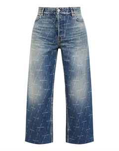 Широкие укороченные джинсы Balenciaga