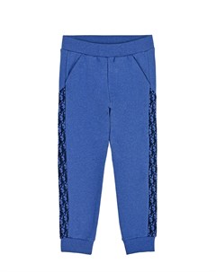 Синие спортивные брюки детские Dior