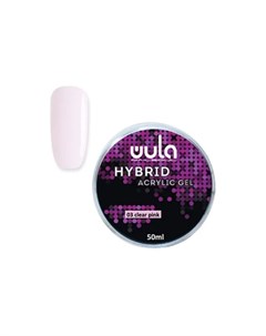 03 гель акриловый Hybrid acrylic gel Clear pink 50 мл Wula nailsoul