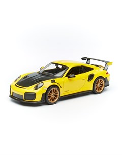 Машинка металлическая 1 24 PORSCHE 911 GT2 RS желтый 31523 Maisto