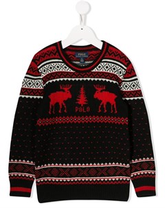 Трикотажный джемпер Christmas Ralph lauren kids