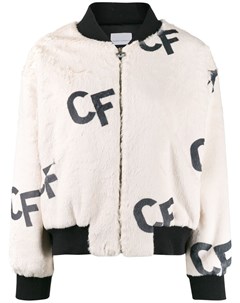 Куртка бомбер с принтом CF Chiara ferragni
