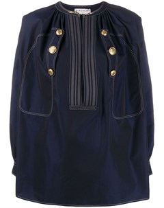 Блузка с тиснеными пуговицами Givenchy